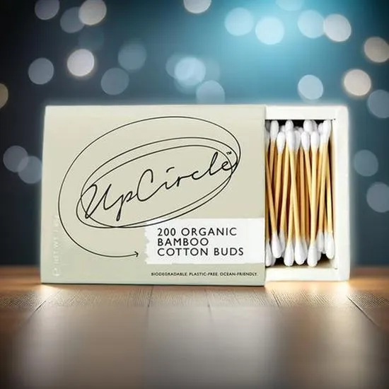 UpCircle Beauty Bamboo Cotton Buds 200 Pieces