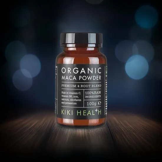 KIKI Health Organic Maca Powder Premium 4 Root Blend 100g