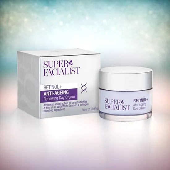 Super Facialist Retinol + Anti-Ageing Renewing Day Cream 50ml