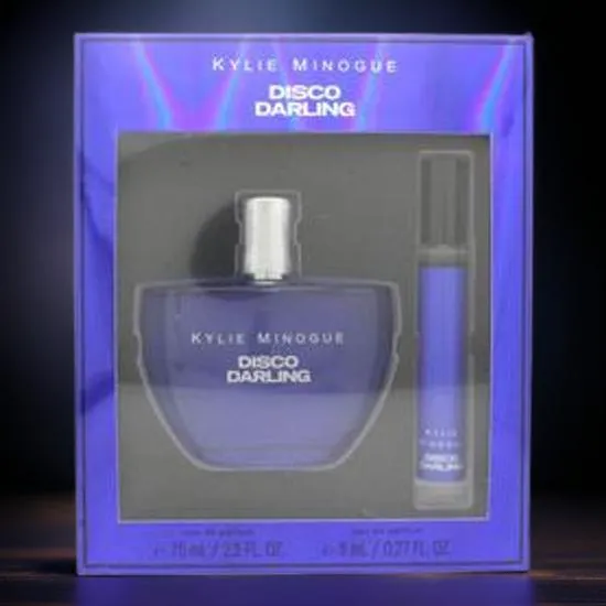 Kylie Minogue Disco Darling Gift Set 75ml Eau De Parfum + 8ml Eau De Parfum