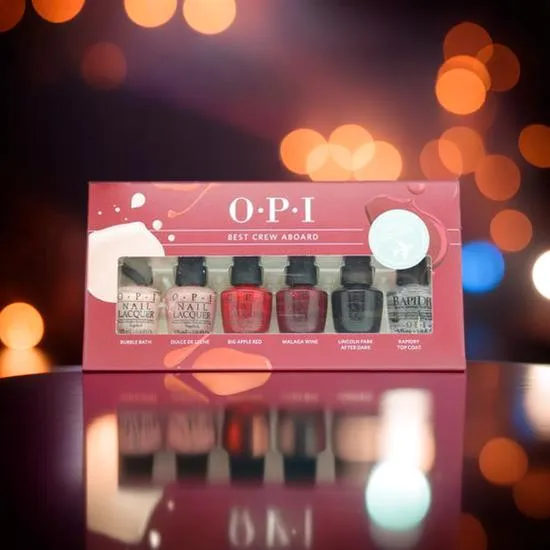 OPI Best Crew Aboard Nail Polish Gift Set 6 Colours