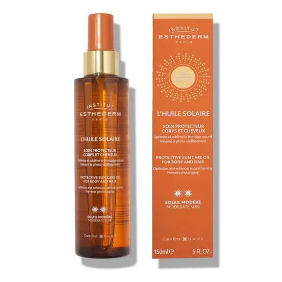 Institut Esthederm Protective Sun Care Oil For Body & Hair Strong Sun 150ml