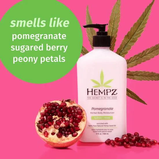 Hempz Pomegranate Herbal Body Moisturiser 500ml