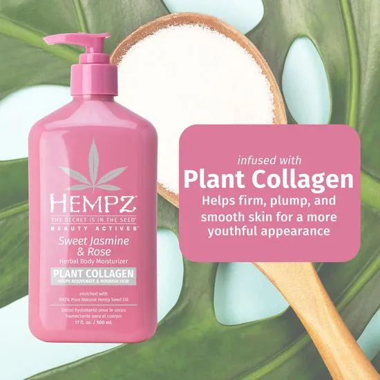 Hempz Sweet Jasmine & Rose Collagen Infused Herbal Body Moisturiser 66ml