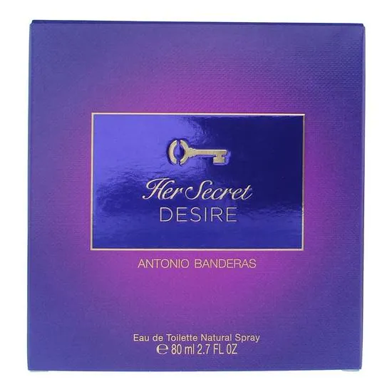 Antonio Banderas Her Secret Desire Eau De Toilette 80ml