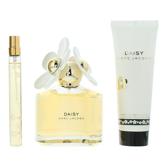 Marc Jacobs Daisy Eau De Toilette 100ml, 10ml + Body Lotion 75ml Gift Set 100ml