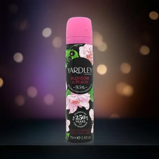 Yardley Blossom & Peach Body Spray 75ml