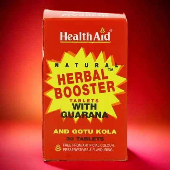 Health Aid Herbal Booster With Guarana 30 Tablets