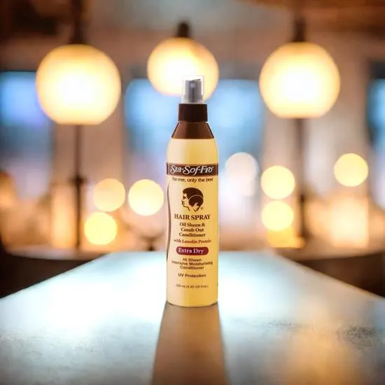 Sta-Sof-Fro Oil Sheen & Comb-Out Conditioner Hairspray Extra Dry 250ml