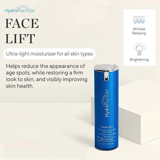 HydroPeptide Face Lift Advanced Ultra Light Moisturiser 30ml