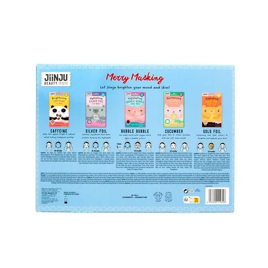JiinJu Beauty Merry Masking Gift Set 5 x 15ml Masks