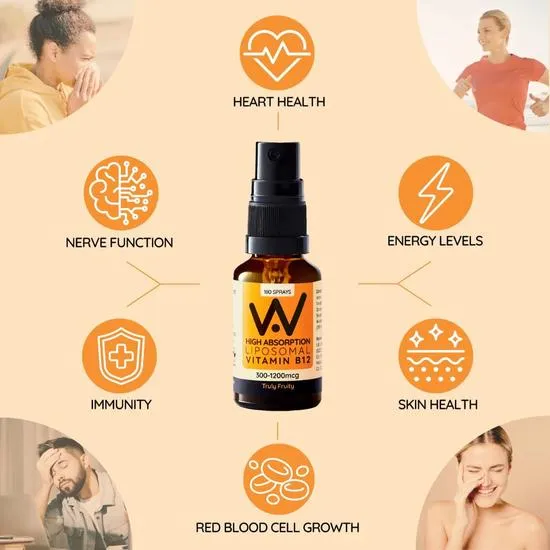 Well Actually Vitamin B12 Methycobalamin 300mcg Fruity Spray 25ml