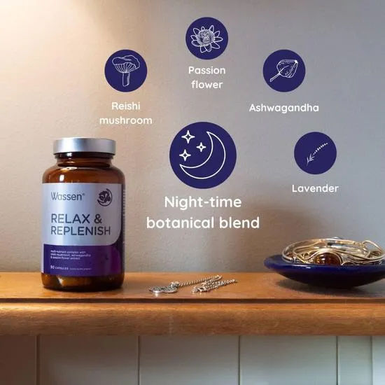 Wassen Relax & Replenish Capsules 90 Capsules