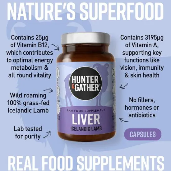 Hunter and Gather Liver Capsules 90 Capsules