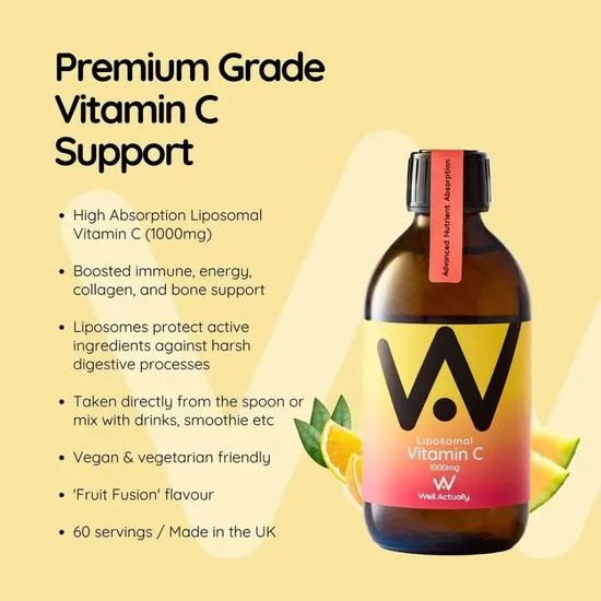 Well Actually Liposomal Vitamin C 1000mg 150ml