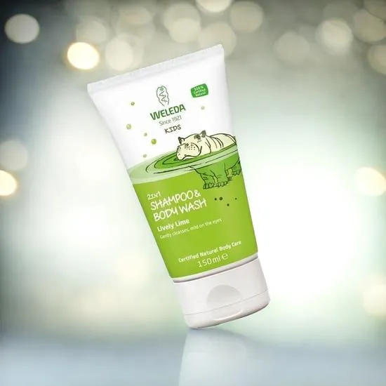 Weleda Kids 2 In 1 Lively Lime Shampoo & Wash 150ml