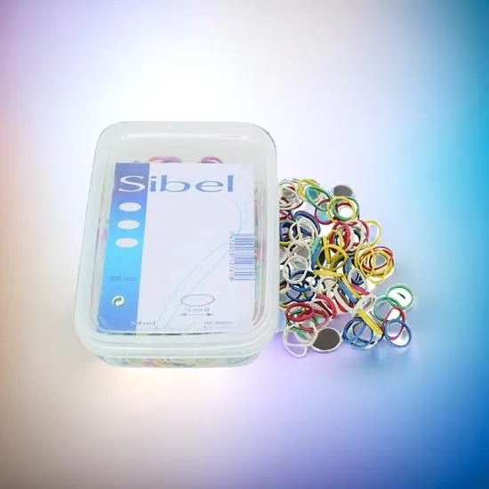 Sibel Fancy Assorted Hair Elastics Box 500