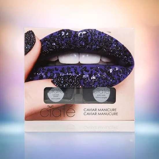Ciaté London Caviar Manicure Set Black Pearls