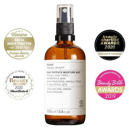 Evolve Beauty Daily Defence Moisture Mist Toner 100ml