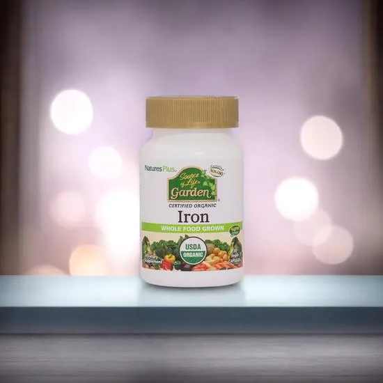 Nature's Plus Source Of Life Garden Iron 18mg Vegicaps 30 Vegicaps