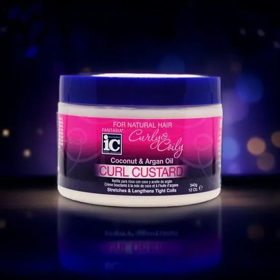 IC Fantasia Curly & Coily Curl Custard 12oz