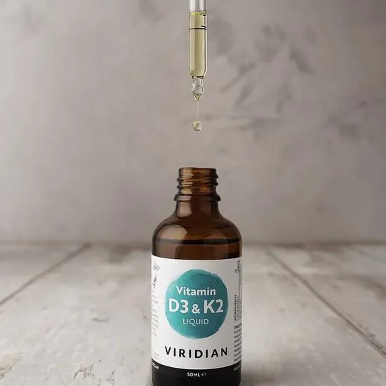 Viridian Vitamin D3 & K2 Liquid 50ml