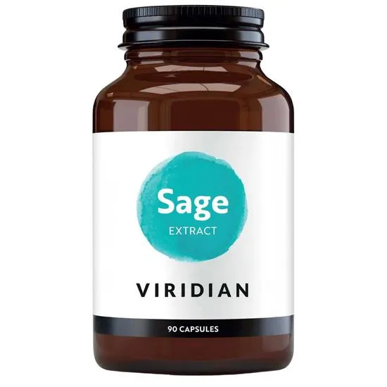 Viridian Sage Leaf Extract 600mg Veg Capsules 30 Capsules