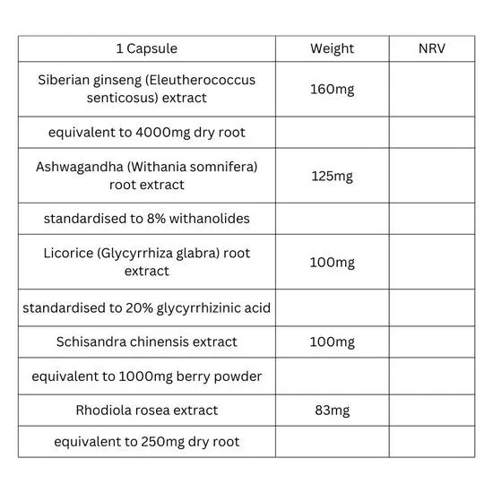Viridian Enhanced Rhodiola Complex 90 Capsules