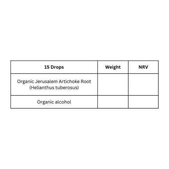 Viridian 100% Organic Jerusalem Artichoke Tincture 50ml