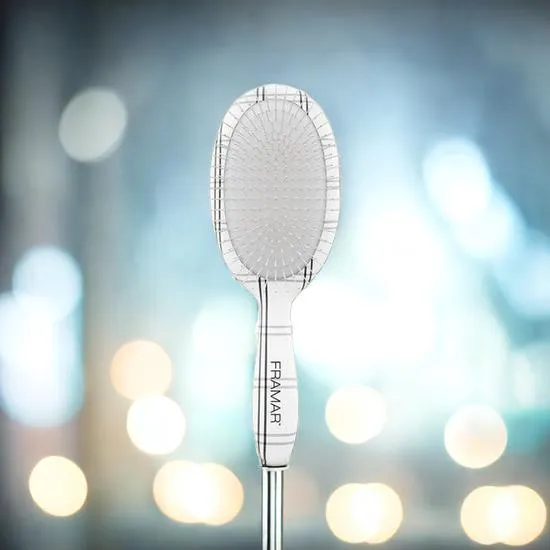 Framar Plaid Hair Day Detangling Brush Charlotte