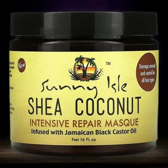 Sunny Isle Shea Coconut Intensive Repair Masque 16oz
