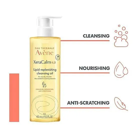 Avène XeraCalm A.D. Lipid-Replenishing Cleansing Oil 400ml