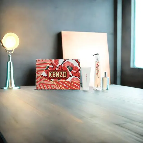 Flower By Kenzo Ikebana Sakura Eau De Parfum Gift Set 3 Piece