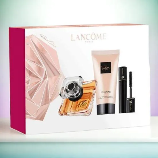 Lancôme Tresor Eau De Parfum Gift Set 30ml EDP + 50ml Body Lotion + 2ml Mascara