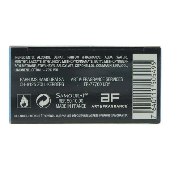 SAMOURAI Stay Cool Eau De Toilette 50ml