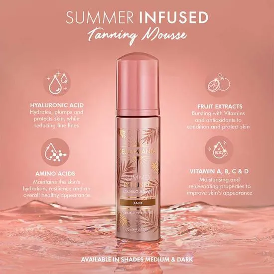 Bellamianta Summer Infused Tanning Mousse Dark