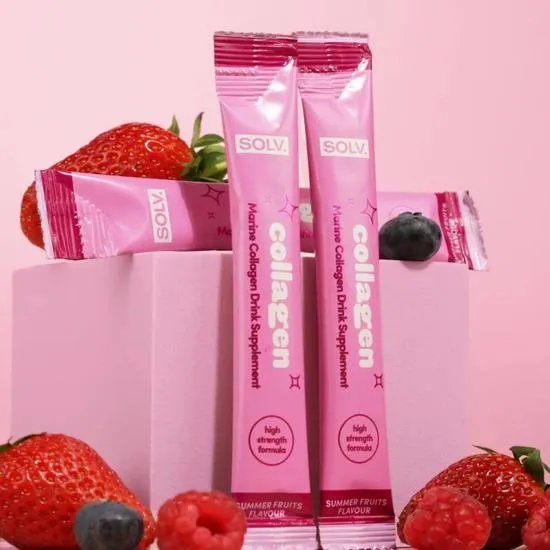 SOLV Summer Fruits Liquid Collagen Sachets 14 Sachets
