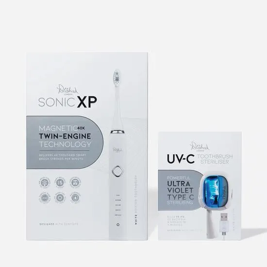 Polished London Sonic XP Toothbrush & UV-C Steriliser Bundle White