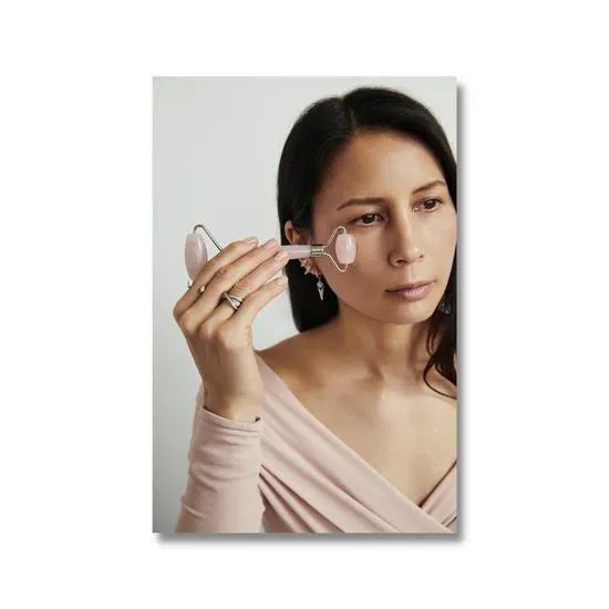 Holidermie Pink Quartz Face DuoRoller