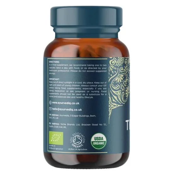 Ayurvediq Wellness Organic Triphala Capsules 120 Capsules