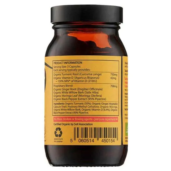 Taka Turmeric Organic Joint Care Capsules 90 Capsules