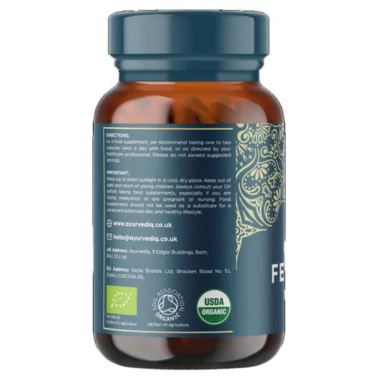 Ayurvediq Wellness Organic Fenugreek Capsules 120 Capsules