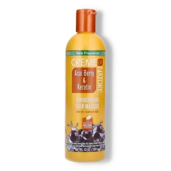Creme Of Nature Acai Berry & Keratin Strengthening Hair Masque 51g