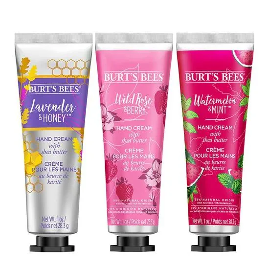 Burt's Bees Hand Cream Trio Gift Set 3 x 28.3g