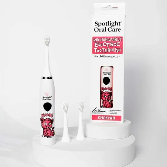 Spotlight Electric Toothbrush For Kids Cheetah