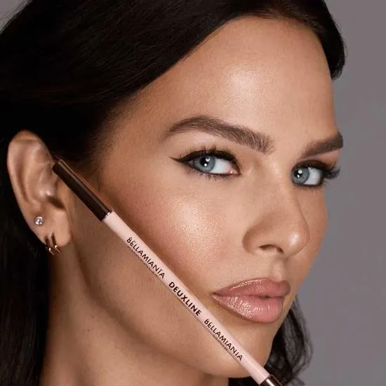 Bellamianta Deuxline Double Ended Pencil Noir & Creme