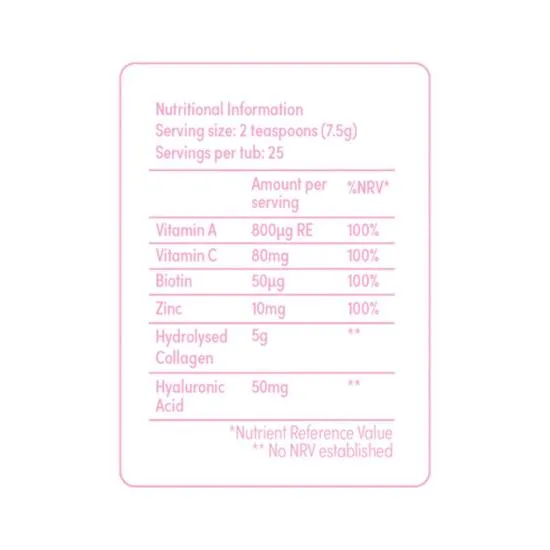 SOLV Collagen Peach & Raspberry Powder 188g