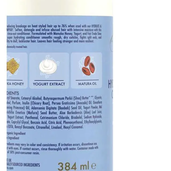 Shea Moisture Manuka Honey & Yogurt Hydrate + Repair Conditioner 384ml
