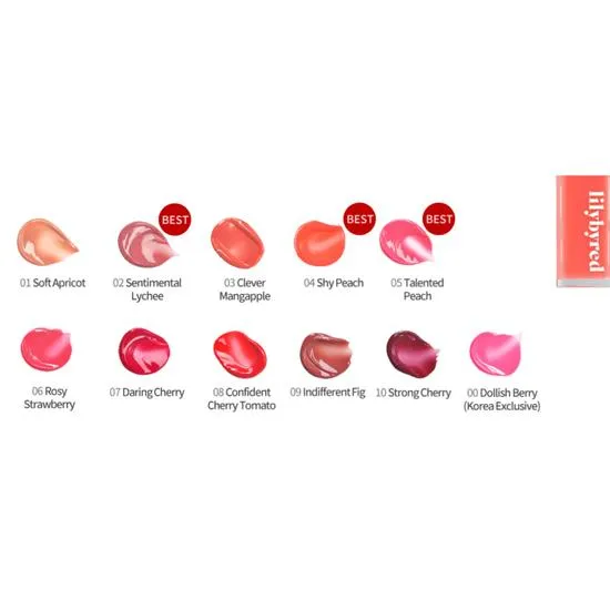 Lilybyred Bloody Liar Coating Tint 00 #Dollish Berry