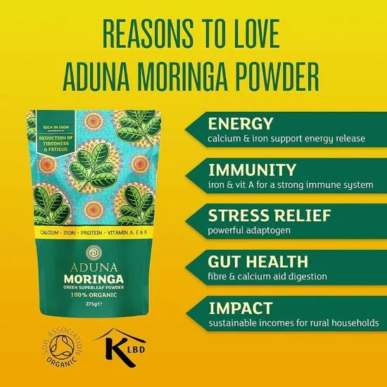 Aduna Moringa Superleaf Powder 100g
